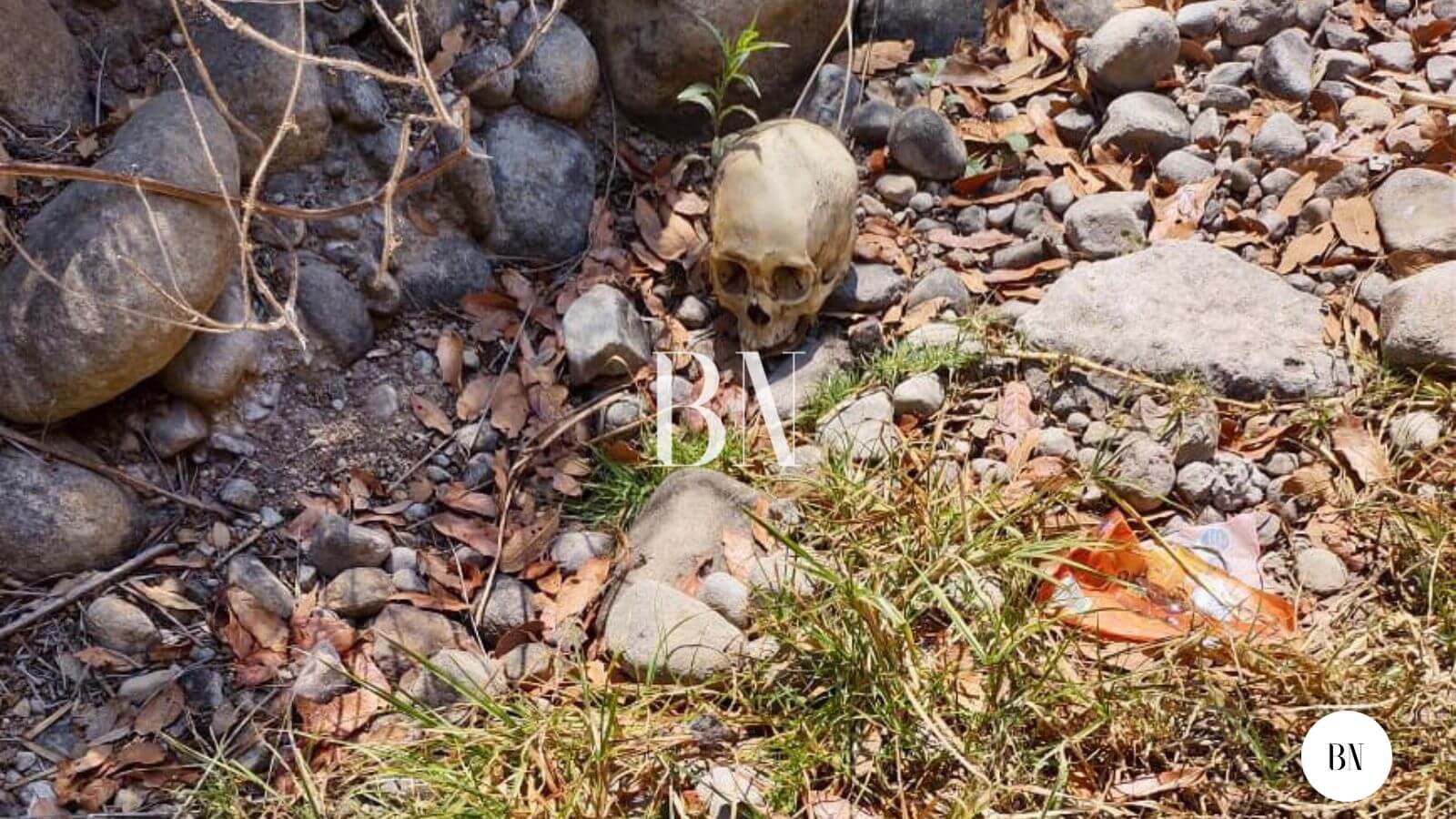 Localizan restos óseos en  barranca, en Temascalcingo